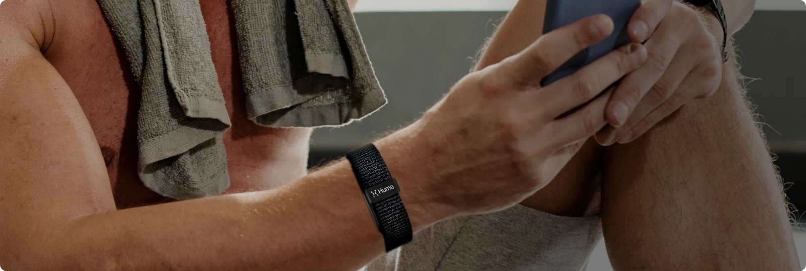 Hume Band worn on the wrist during everyday use